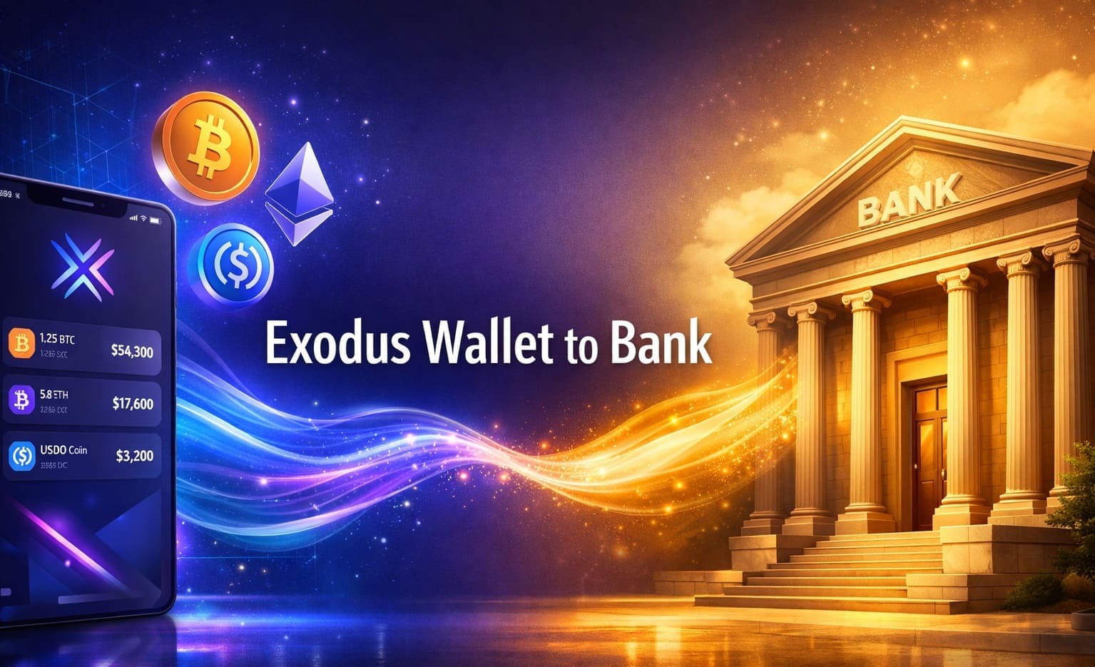 Crypto to Fiat Cash - How to Withdraw from Exodus Wallet to a Bank Account
