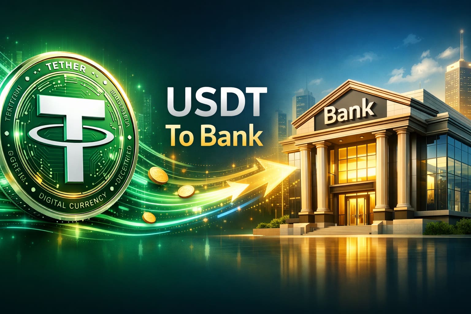 Cryptocurrency to Bank Account - Withdraw Local or International bank